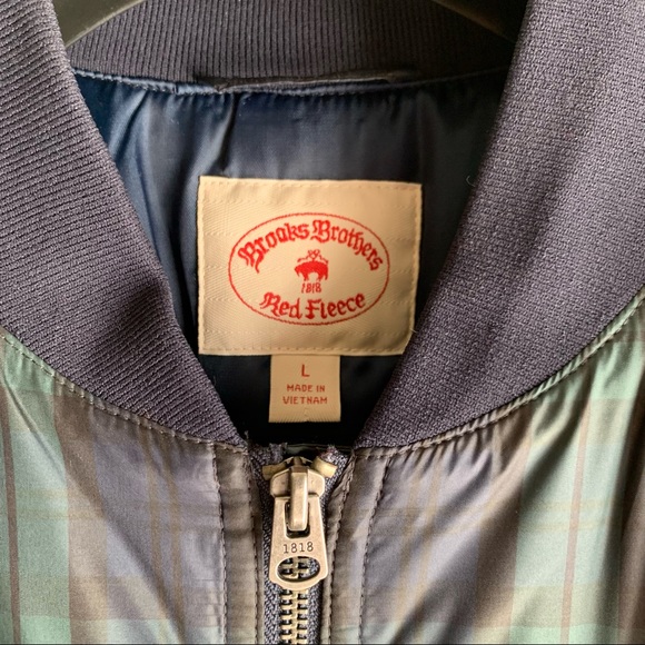 Brooks Brothers Red Fleece Puffer Jacket - Picture 6 of 7